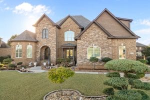 Luxury home exterior photographed by a Huntsville real estate photographer